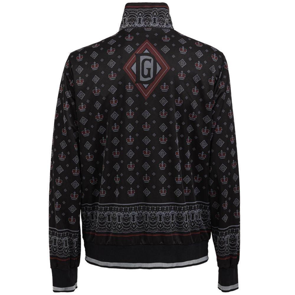 Dolce & Gabbana Black Polyester Sweatshirt - Hilstor