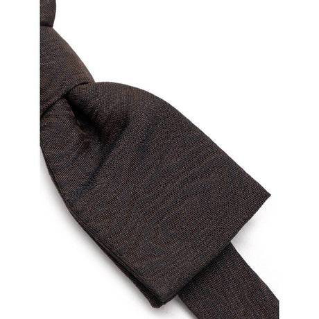 Dolce & Gabbana Brown Silk Ties & Bowty - Hilstor