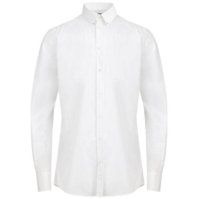 Dolce & Gabbana White Cotton Shirt - Hilstor