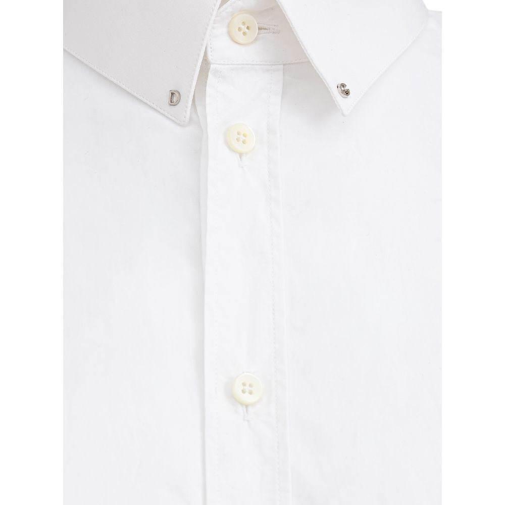 Dolce & Gabbana White Cotton Shirt - Hilstor