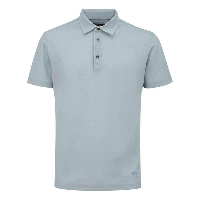 Corneliani Blue Cotton Polo Shirt - Hilstor