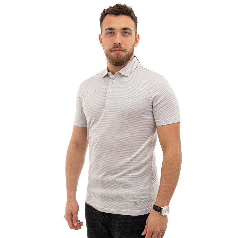 Corneliani White Cotton Polo Shirt - Hilstor