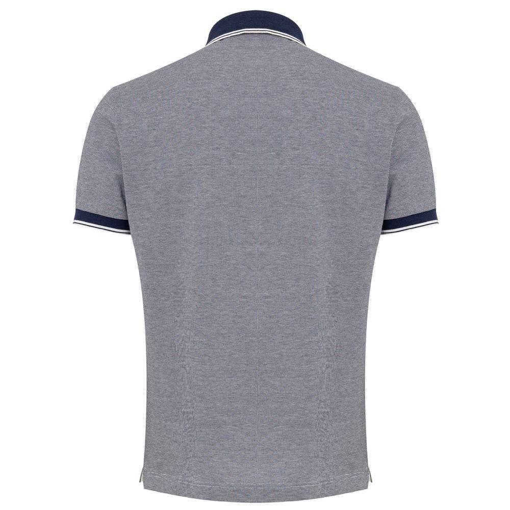 Canali Blue Cotton Polo Shirt - Hilstor