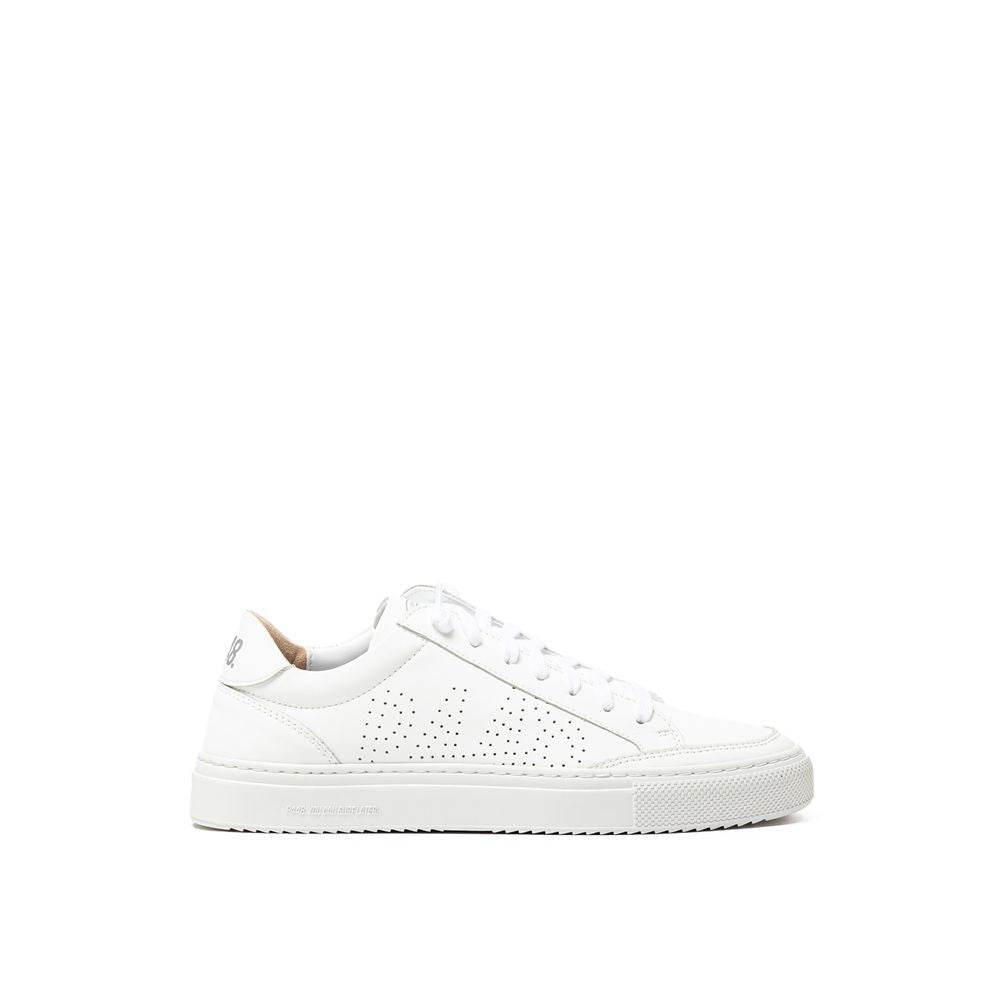 P448 White Leather Sneaker - Hilstor