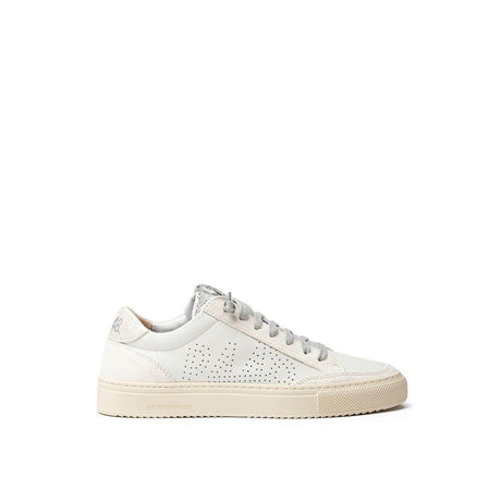 P448 White Leather Sneaker - Hilstor
