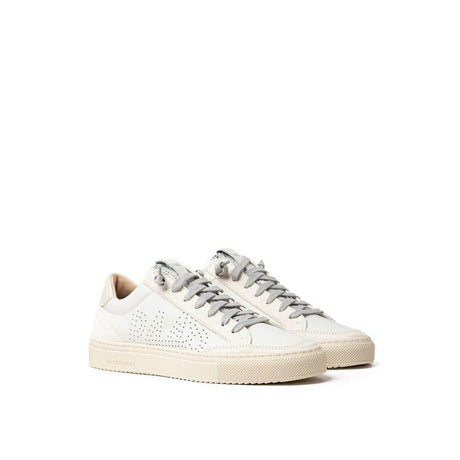 P448 White Leather Sneaker - Hilstor