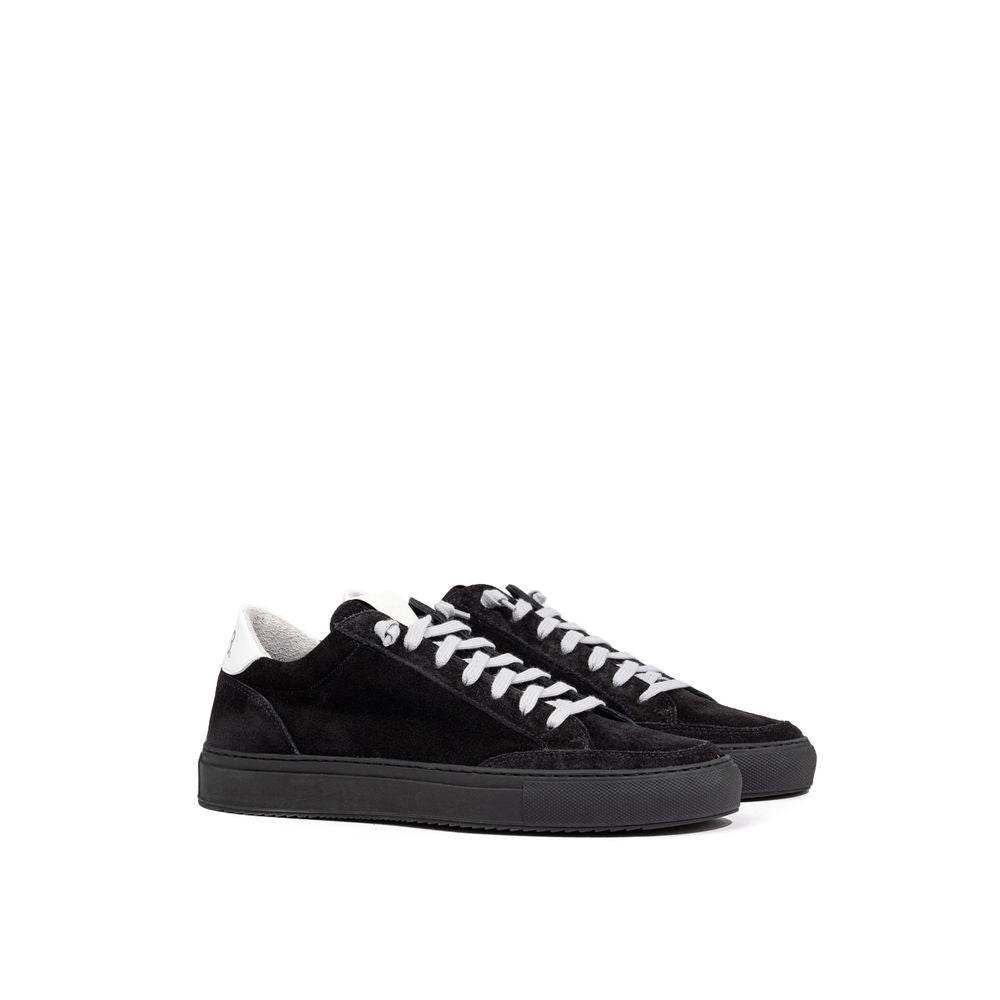 P448 Black Suede Leather Sneaker - Hilstor