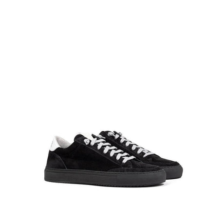 P448 Black Suede Leather Sneaker - Hilstor