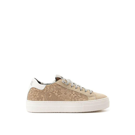 P448 Beige Leather Sneaker - Hilstor