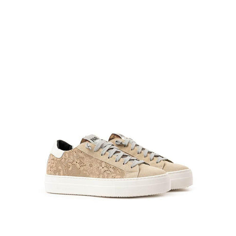 P448 Beige Leather Sneaker - Hilstor