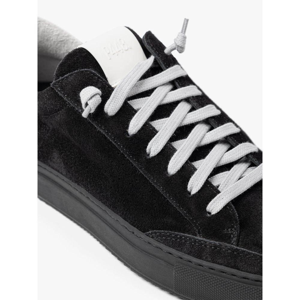 P448 Black Suede Leather Sneaker - Hilstor