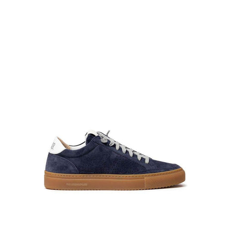 P448 Blue Leather Sneaker - Hilstor