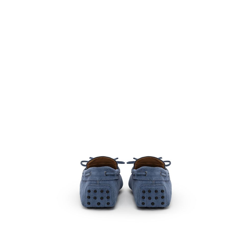 Tod's Turquoise Suede Leather Loafer