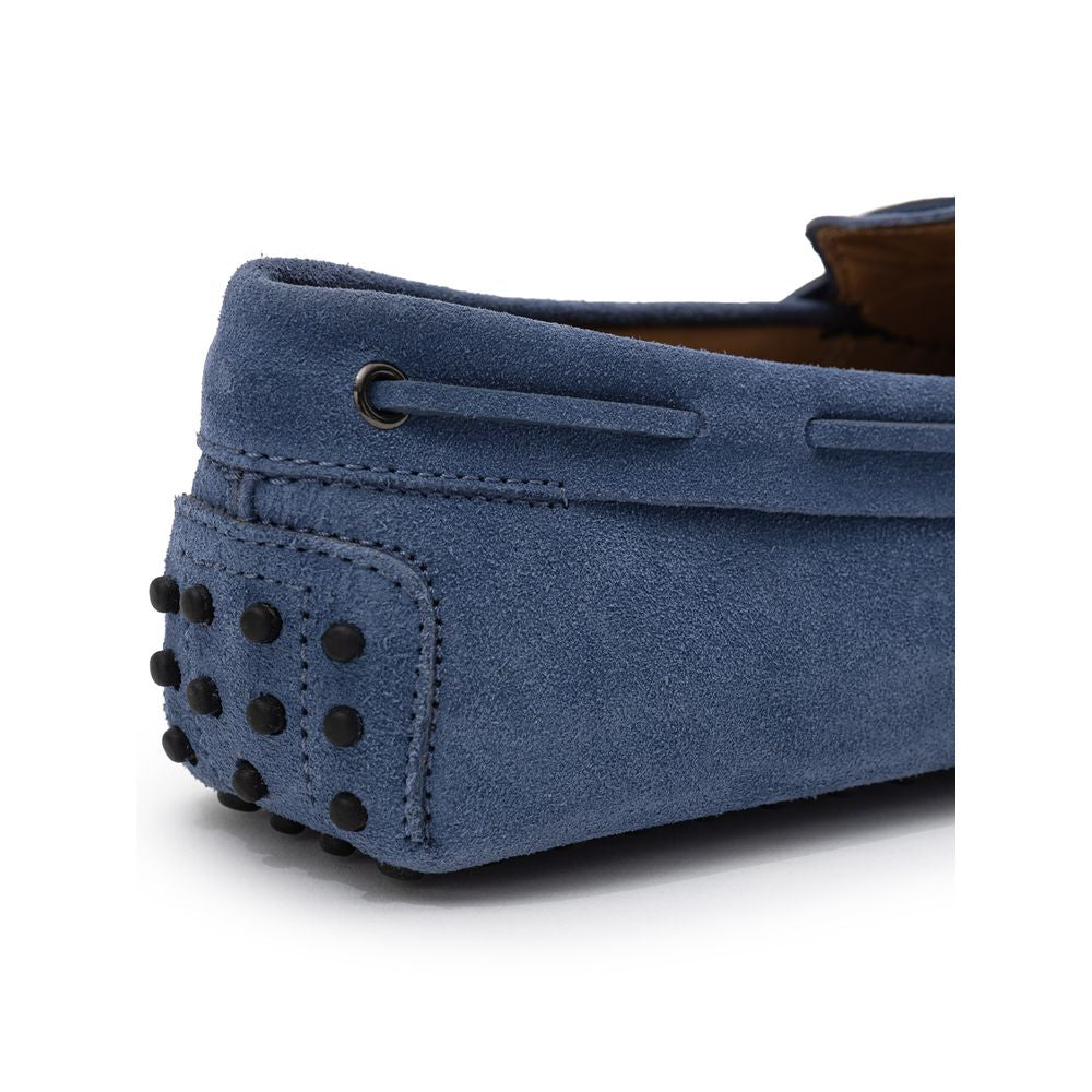 Tod's Turquoise Suede Leather Loafer