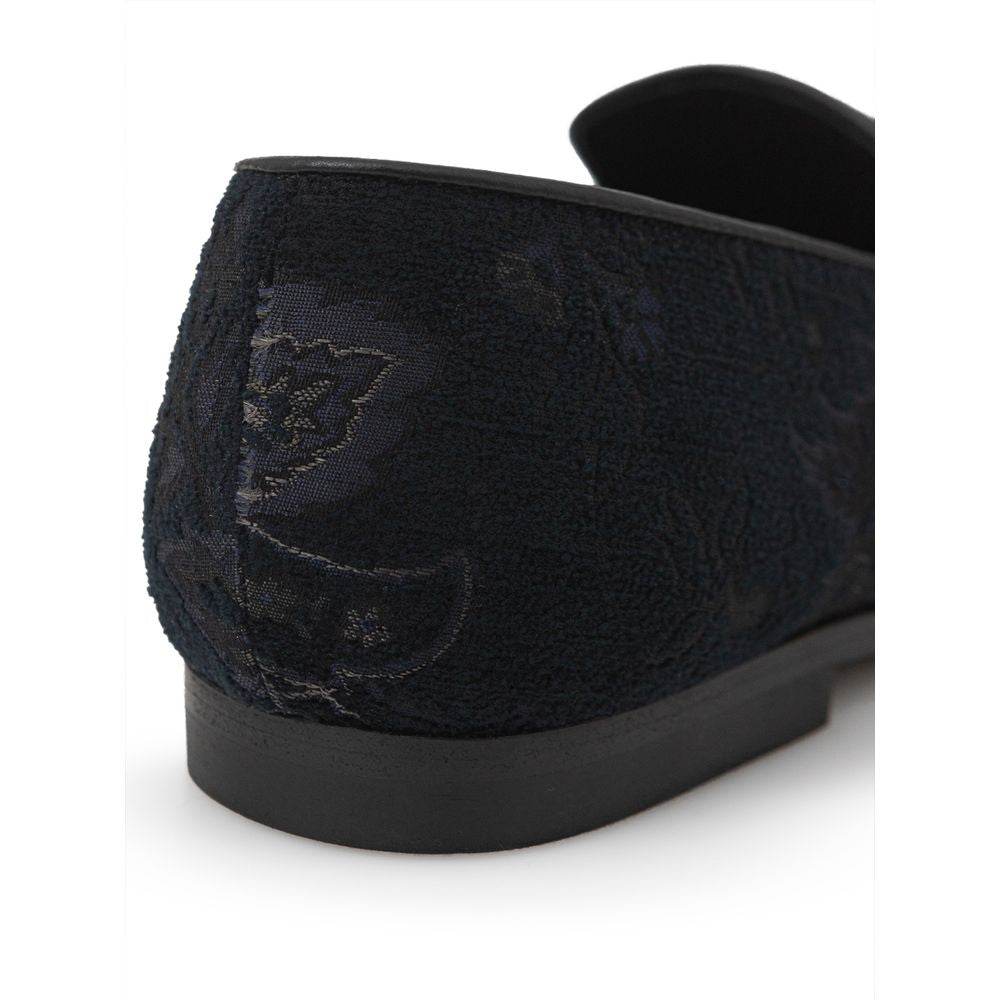 Etro Blue Leather Loafer - Hilstor