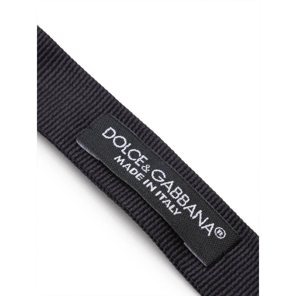 Dolce & Gabbana Black Silk Ties & Bowty - Hilstor