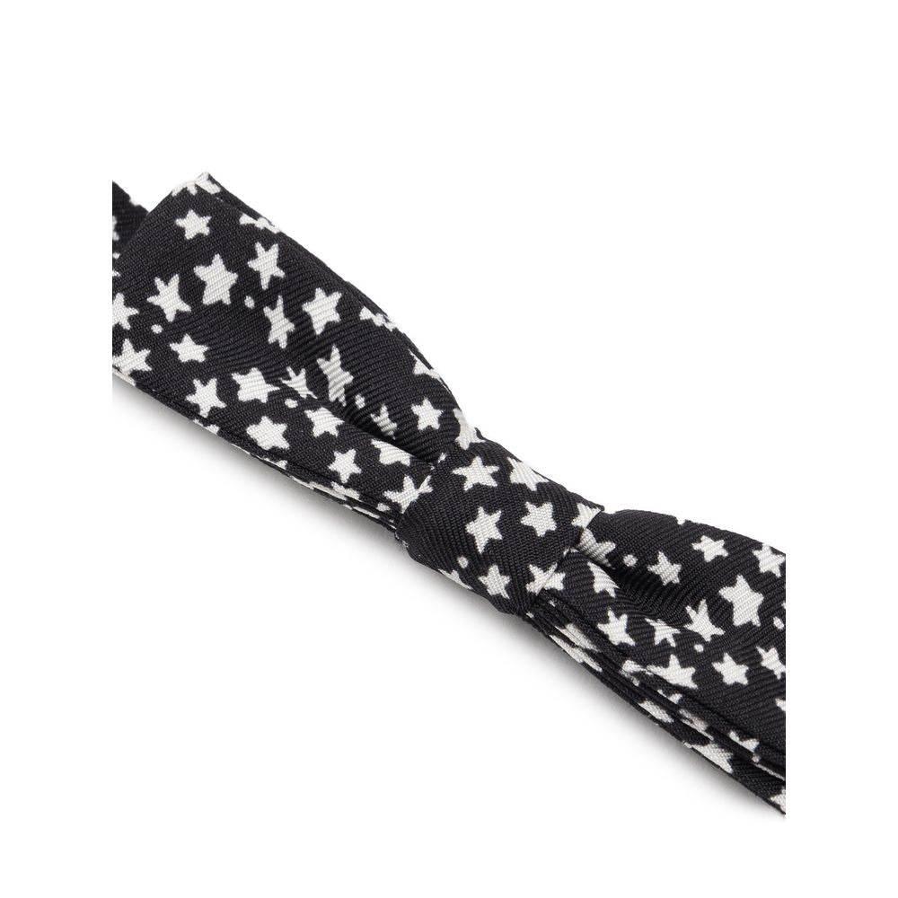 Dolce & Gabbana Black Silk Ties & Bowty - Hilstor