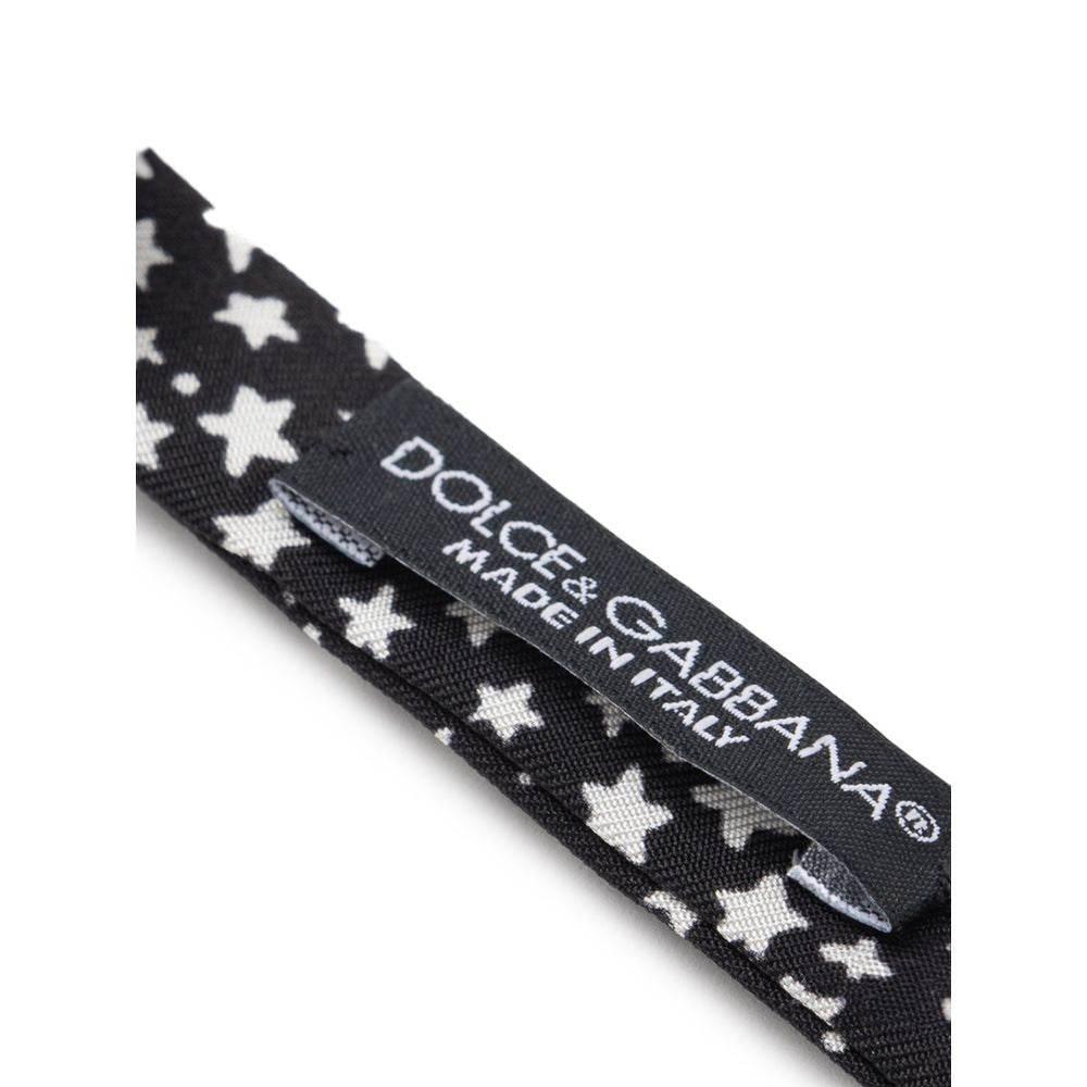 Dolce & Gabbana Black Silk Ties & Bowty - Hilstor