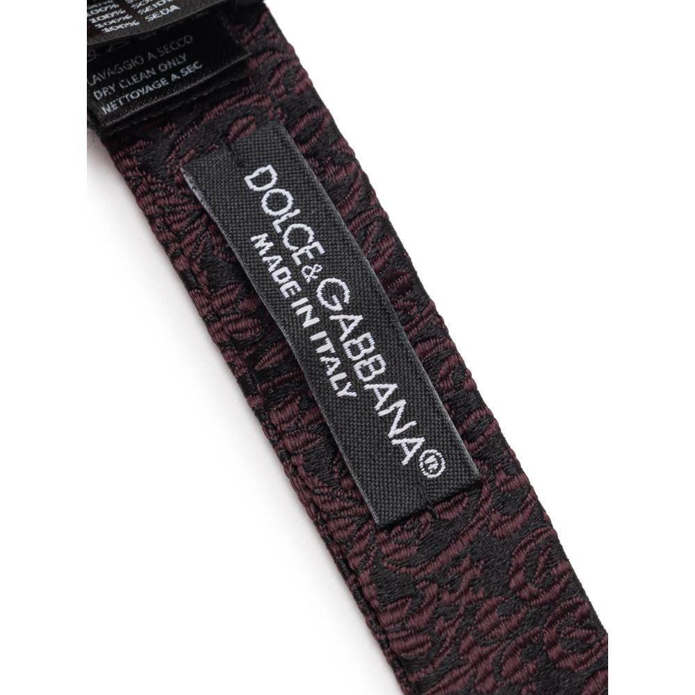 Dolce & Gabbana Black Silk Ties & Bowty - Hilstor