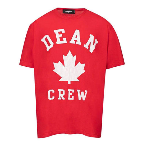 Dsquared² Red Cotton T-Shirt - Hilstor