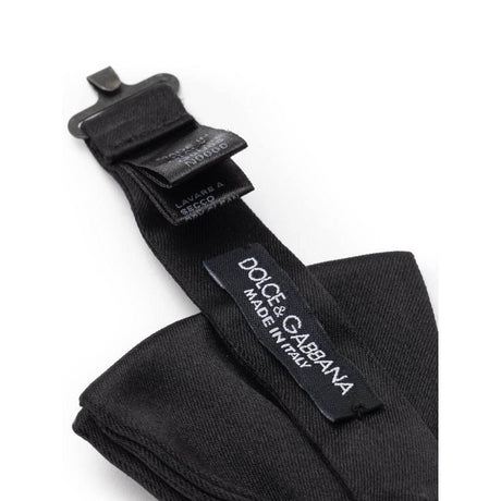Dolce & Gabbana Black Silk Ties & Bowty - Hilstor
