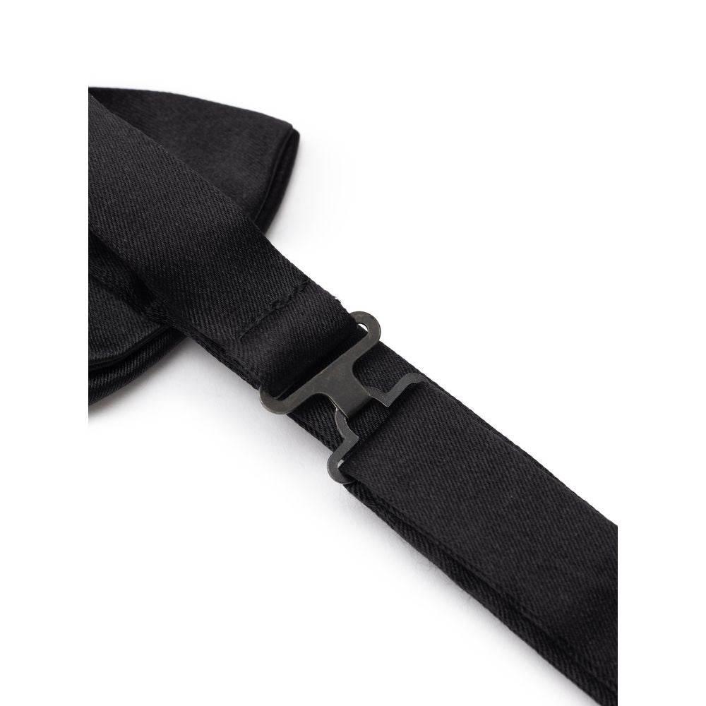 Dolce & Gabbana Black Silk Ties & Bowty - Hilstor