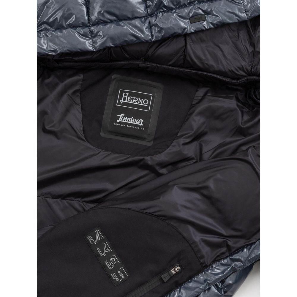 Herno Blue Polyamide Jackets & Coat - Hilstor