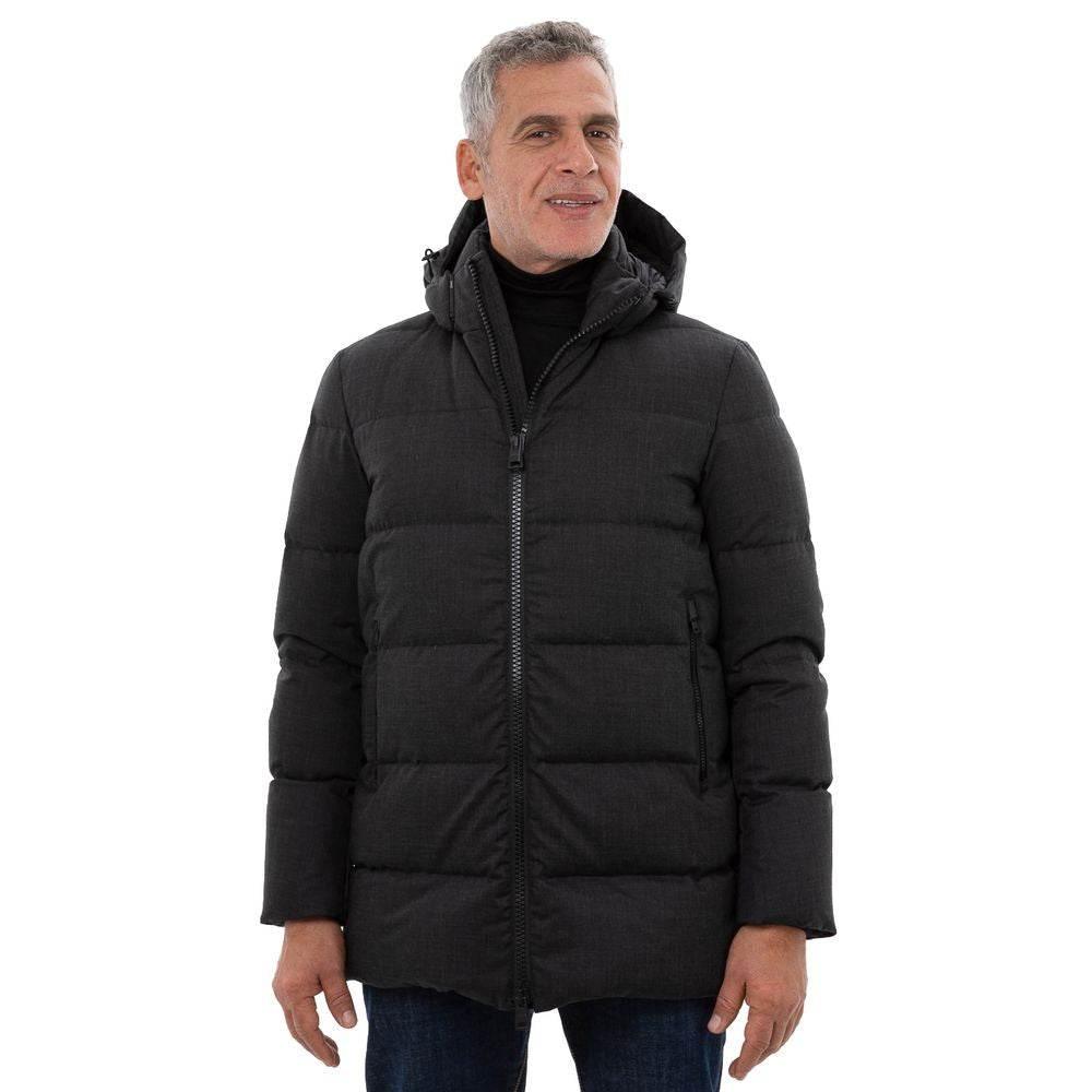 Herno Black Polyester Jackets & Coat - Hilstor