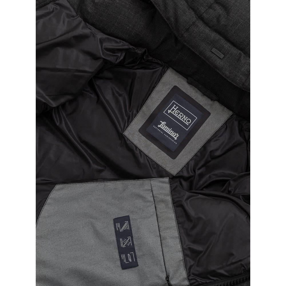 Herno Black Polyester Jackets & Coat - Hilstor