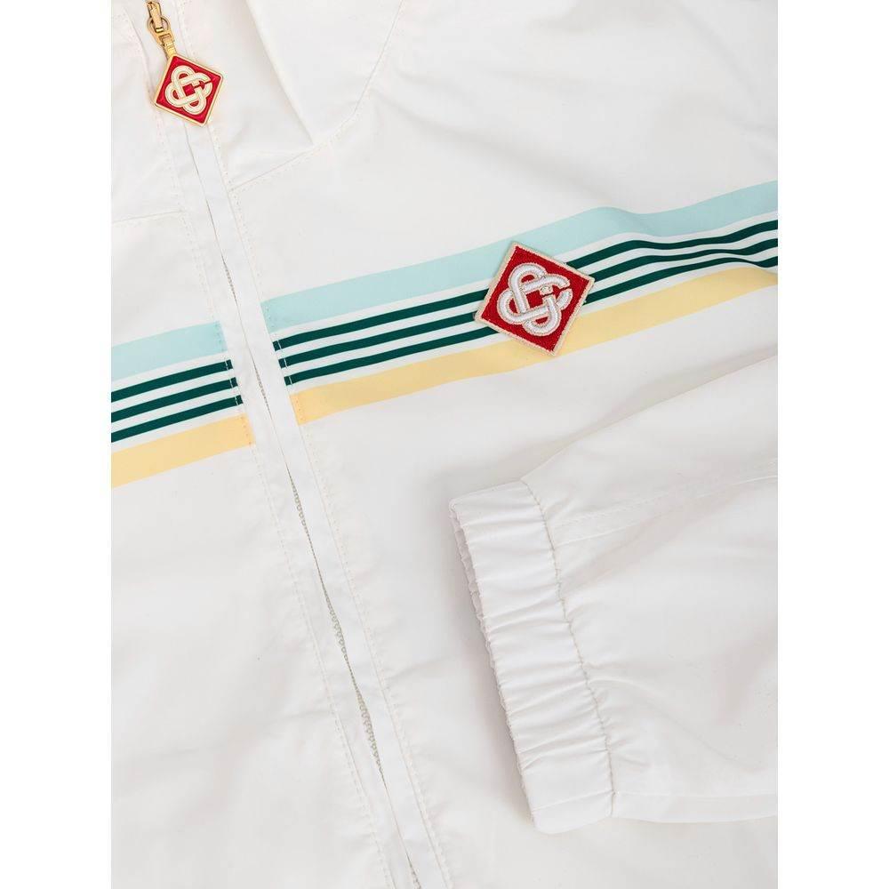 Casablanca White Polyester Sweatshirt - Hilstor