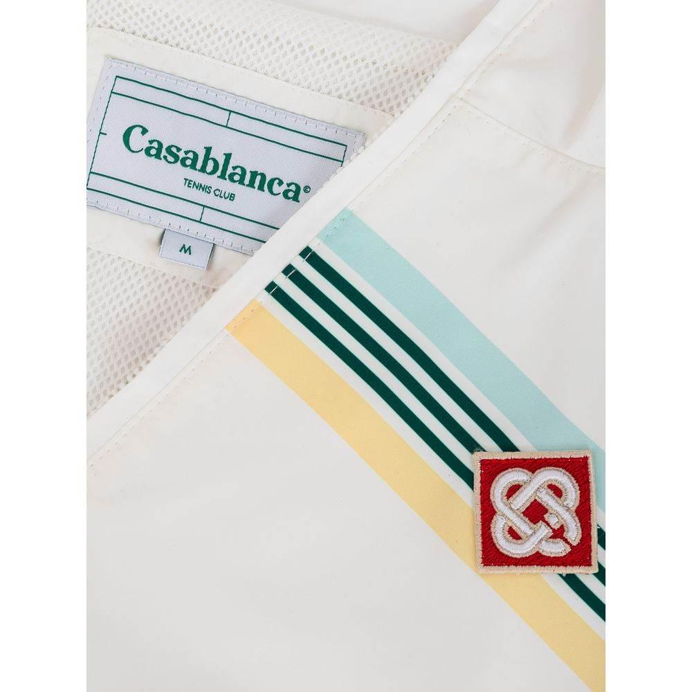 Casablanca White Polyester Sweatshirt - Hilstor