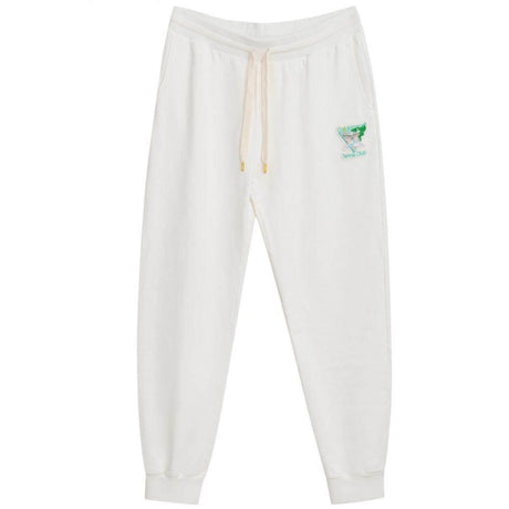 Casablanca White Cotton Athletic Pant - Hilstor