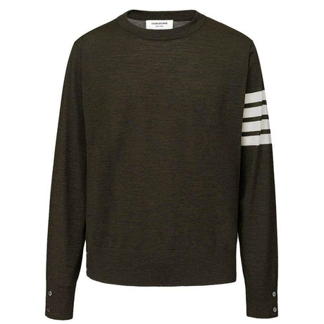 Thom Browne Green Wool Sweater - Hilstor