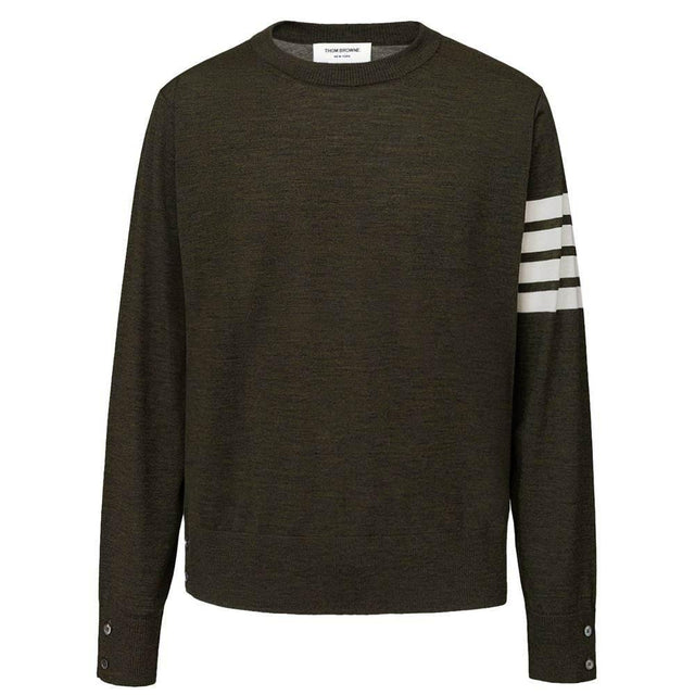 Thom Browne Green Wool Sweater - Hilstor