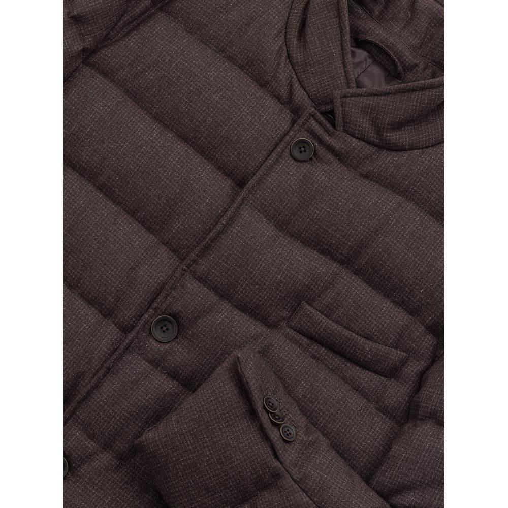 Herno Brown Wool Jackets & Coat - Hilstor