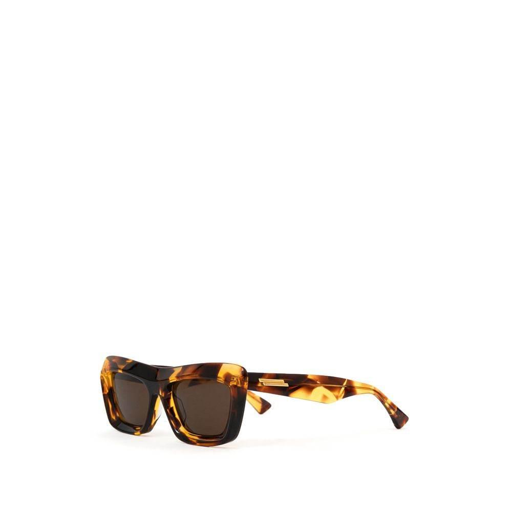 Bottega Veneta Brown Acetate Sunglasses - Hilstor