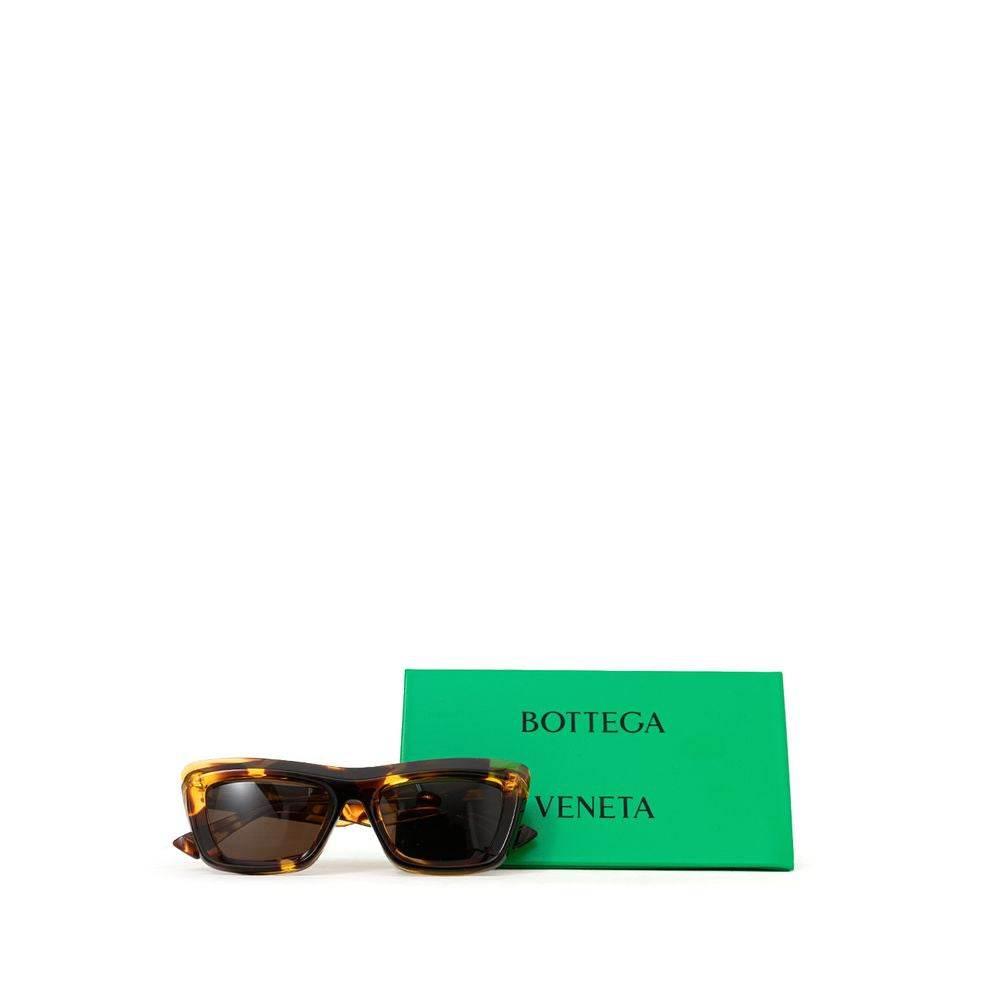 Bottega Veneta Brown Acetate Sunglasses - Hilstor