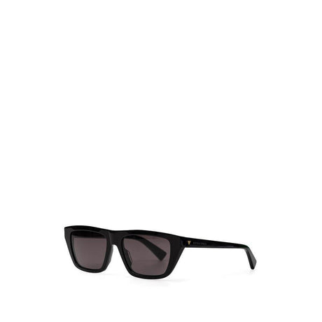 Bottega Veneta Black Acetate Sunglass - Hilstor
