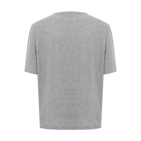 Dsquared² Elegant Gray Cotton Top for Women - Hilstor