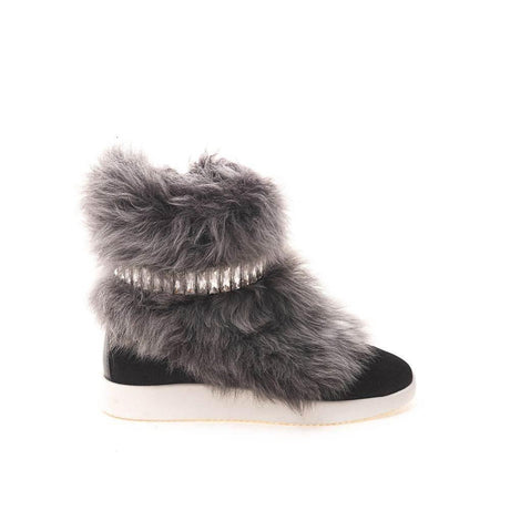Giuseppe Zanotti Black Neoprene Sneaker - Hilstor