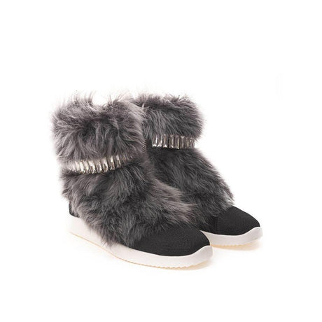 Giuseppe Zanotti Black Neoprene Sneaker - Hilstor