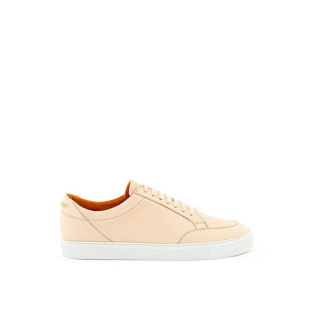 Burberry Pink Leather Sneaker - Hilstor