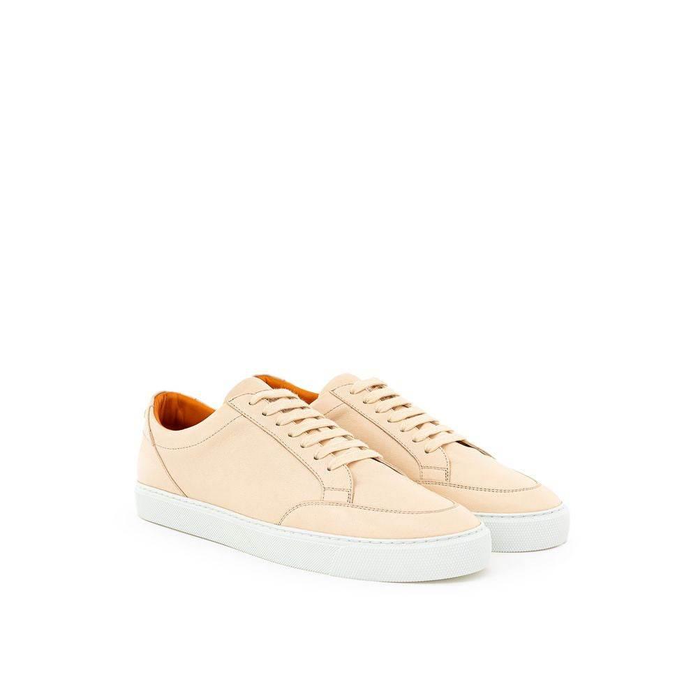 Burberry Pink Leather Sneaker - Hilstor