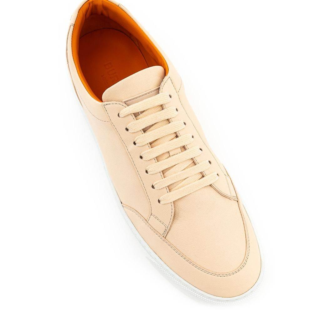 Burberry Pink Leather Sneaker - Hilstor