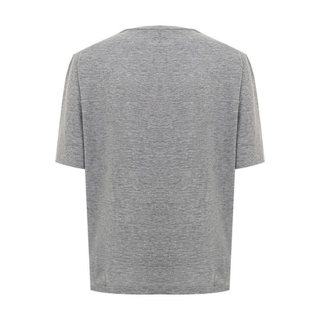 Dsquared² Chic Gray Cotton Tee for the Modern Woman - Hilstor