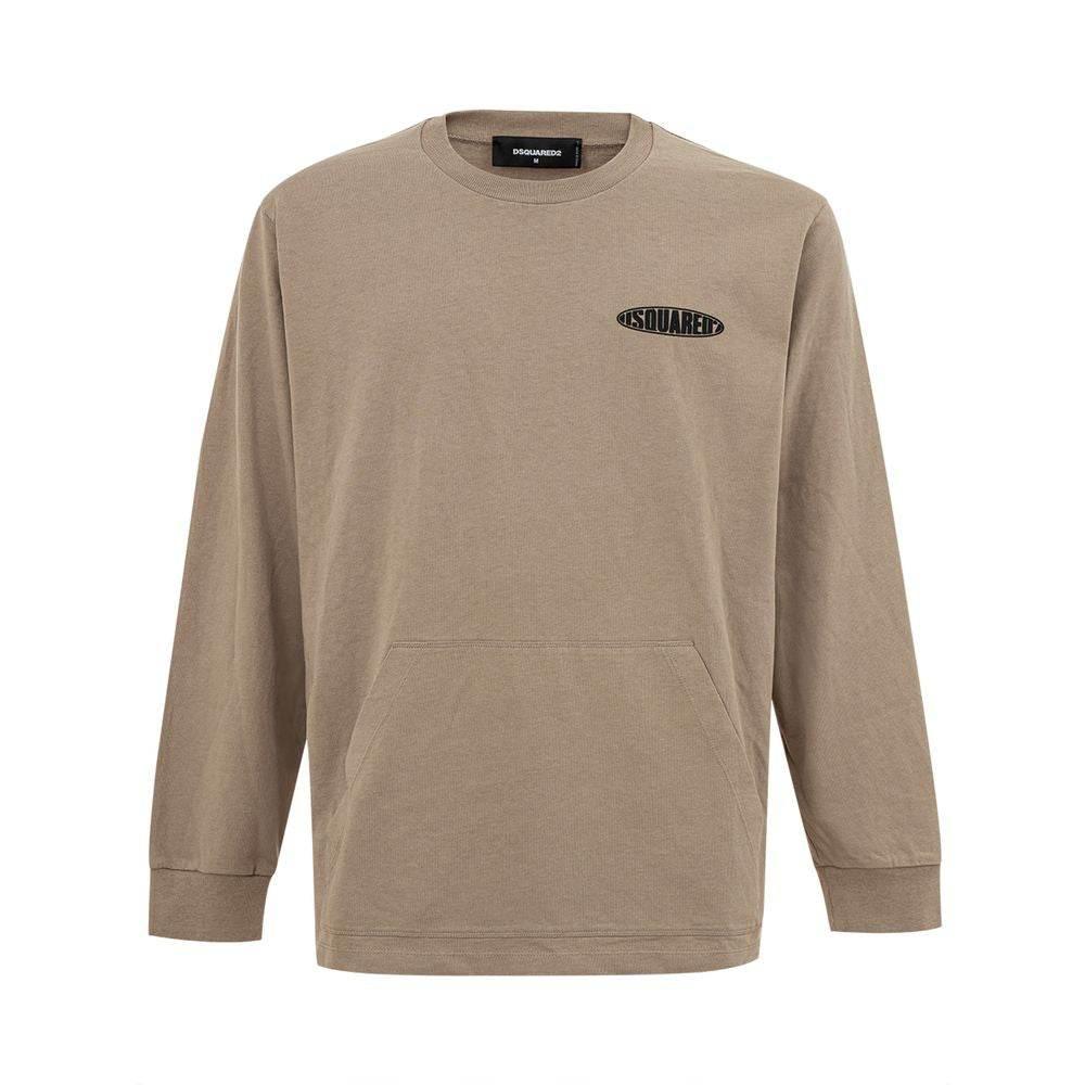 Dsquared² Beige Cotton T-Shirt - Hilstor