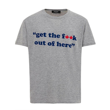 Dsquared² Gray Cotton T-Shirt - Hilstor