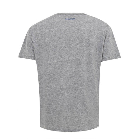 Dsquared² Gray Cotton T-Shirt - Hilstor