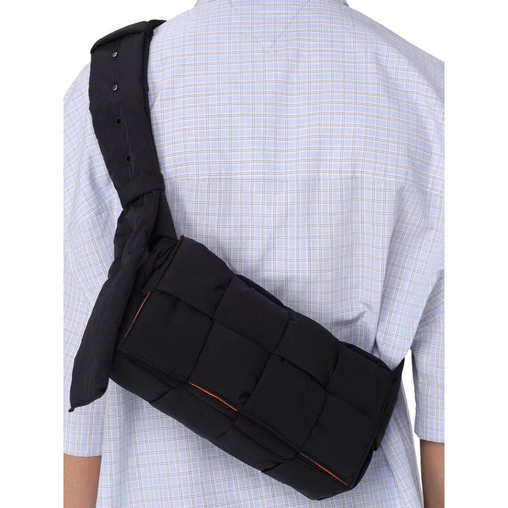 Bottega Veneta Black Nylon Bag - Hilstor