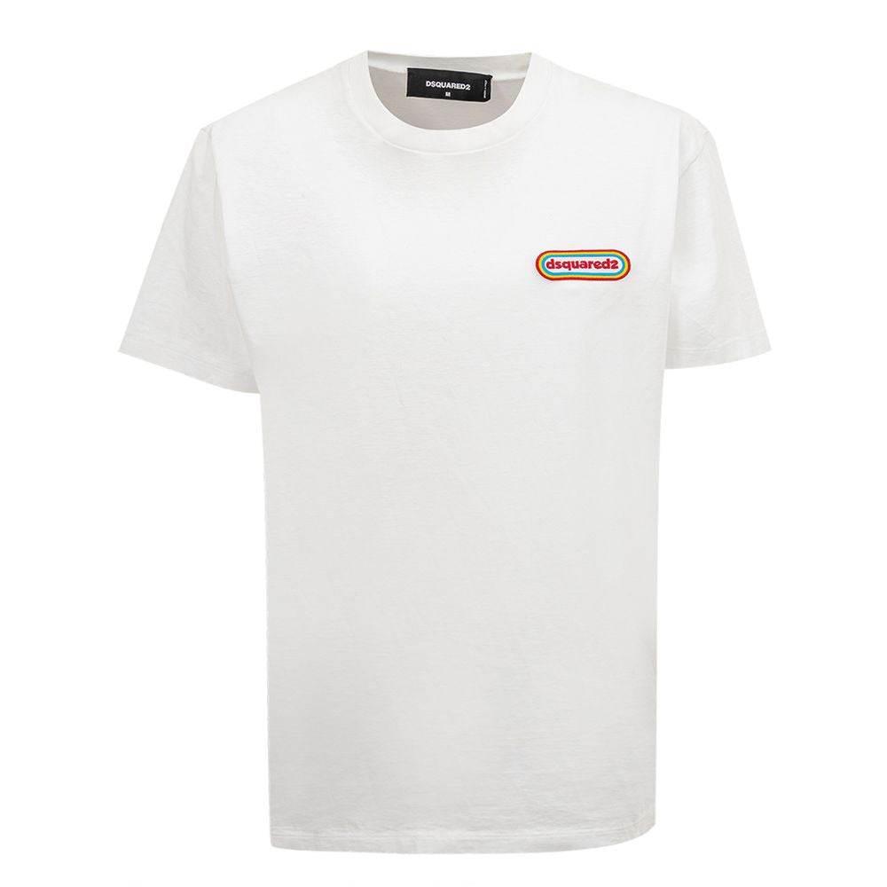 Dsquared² Chic White Cotton Staple Tee - Hilstor